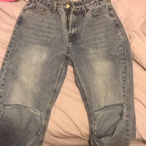 SHEIN boyfriend cut jeans